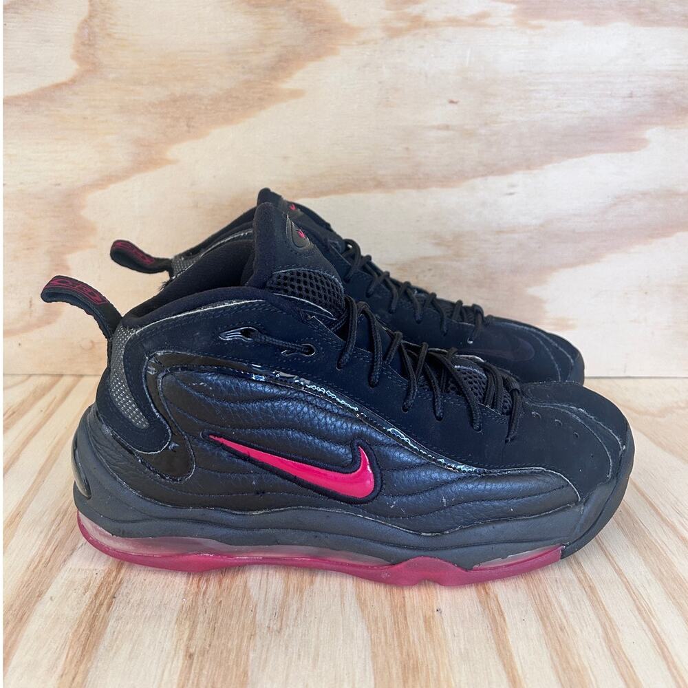 Nike Air Total Max Uptempo Bred Athletic Shoes Black/Red Men's - 9 - CV0605-002